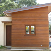 Contemporary Home With Wood Siding