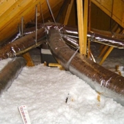 Ductwork in Attic